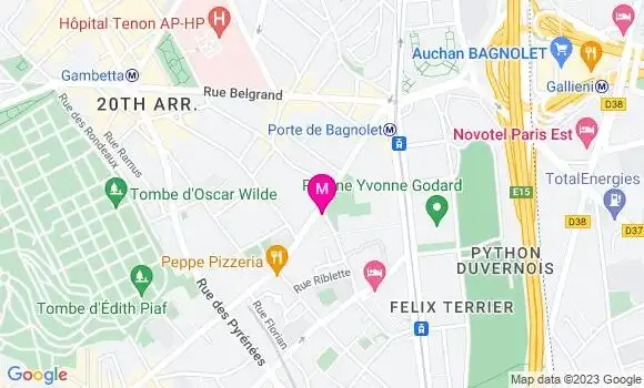 Localisation Café Le Papillon