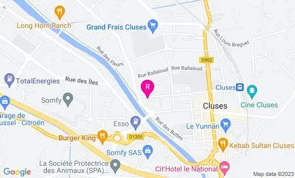 Localisation Restaurant  Les Saveurs de Mediterranee
