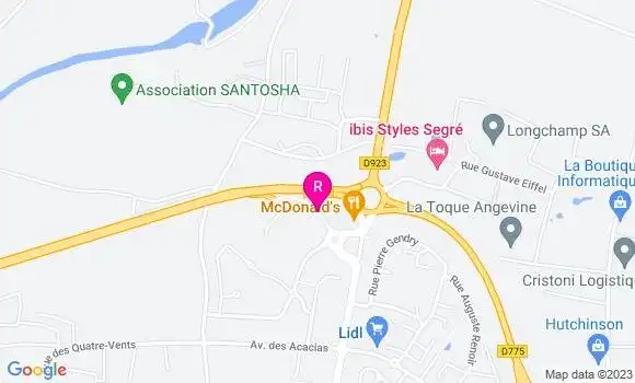 Localisation Restaurant  Le d