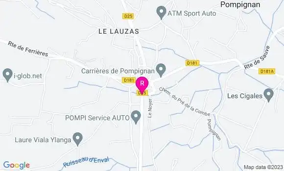 Localisation Restaurant Bar Bar les Colonnes