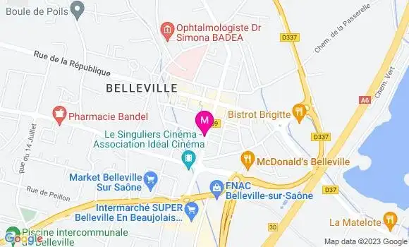 Localisation Café Le Champ de Foire