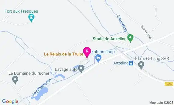Localisation Restaurant  Le Relais de la Truite