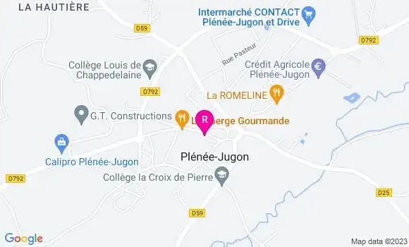 Localisation Restaurant  L