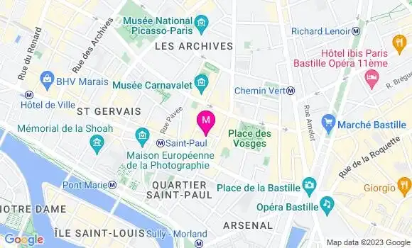 Localisation Restaurant  La Terrasse Saint Catherine