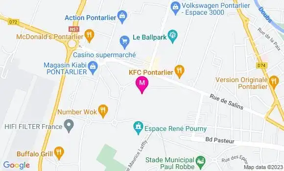 Localisation Restaurant  Au Bureau