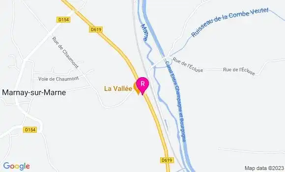 Localisation Restaurant  La Vallée