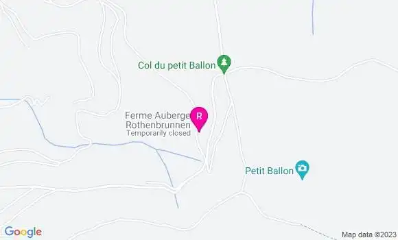 Localisation Ferme Auberge du Rothenbrunnen