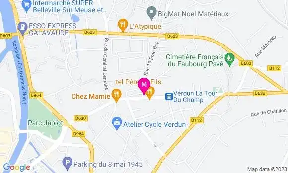 Localisation Restaurant  Aux Délices du Maroc