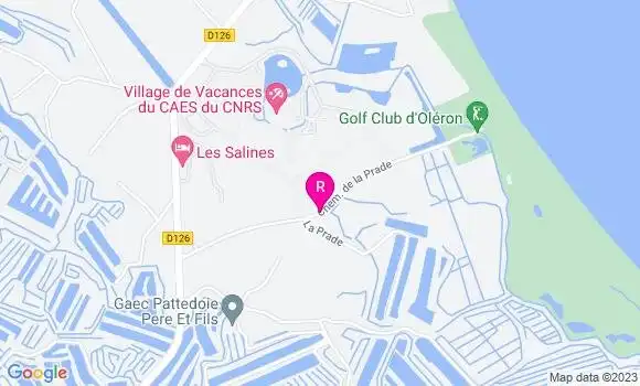 Localisation Restaurant  Le Tee Pitch
