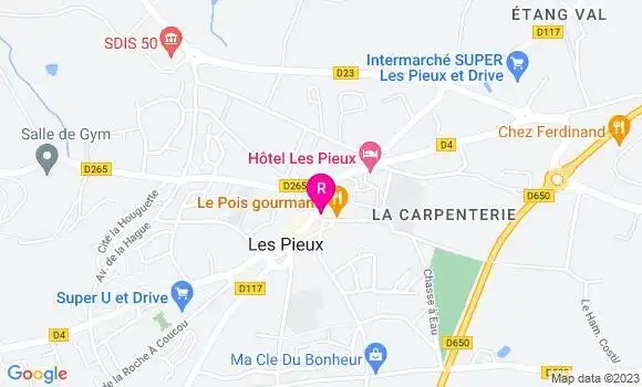 Localisation Crêperie Le Theman