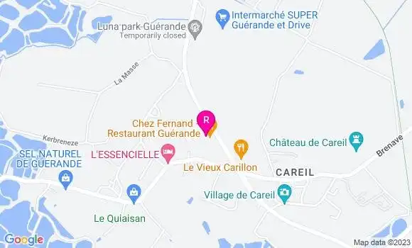 Localisation Restaurant  Chez Fernand