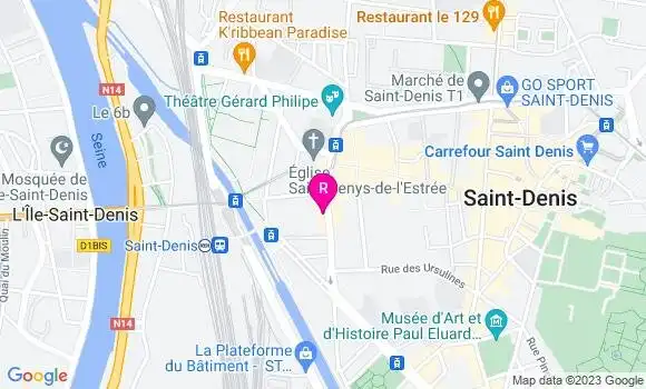 Localisation Restaurant  Chez Rayan