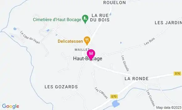 Localisation Restaurant  Delicatessen