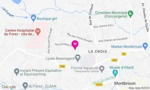 Localisation Restaurant  Le Mv