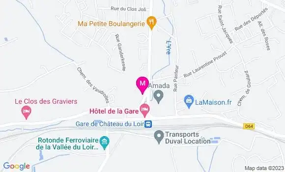Localisation Pizzeria Restaurant de l