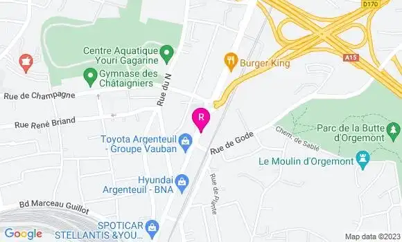 Localisation Restaurant Asiatique Sushi et Thaï