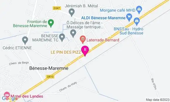 Localisation Restaurant  Le Pin des Pizz