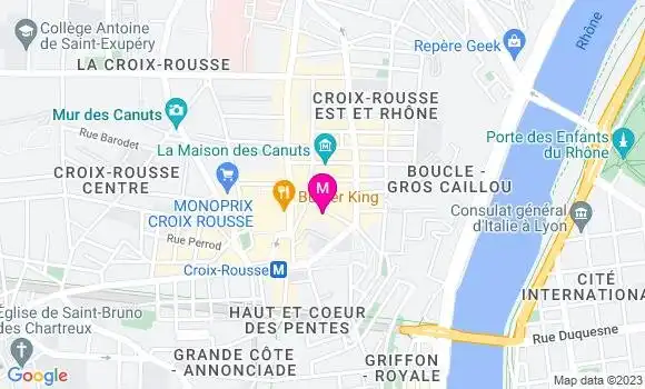 Localisation Pizzeria Les Bobos