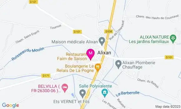 Localisation Restaurant  Faim de Saison