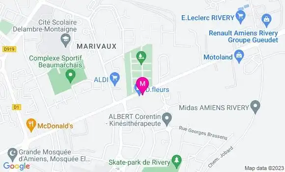Localisation Restaurant  Le Saint Bernard