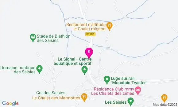 Localisation Restaurant Bar Le 1650