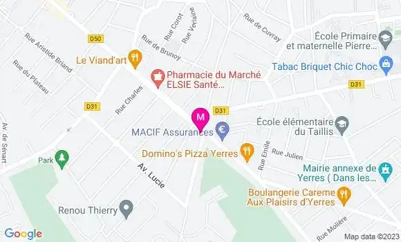 Localisation Restaurant Bar Le Chaperon Rouge