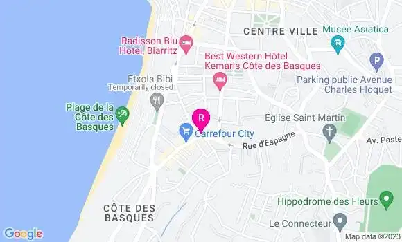 Localisation Restaurant  Le Crabe Tambour