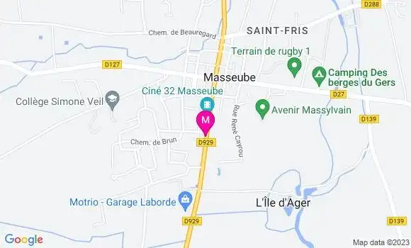 Localisation Restaurant  Le Convivial
