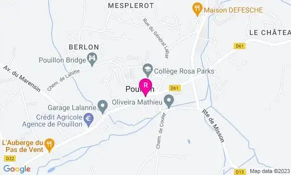 Localisation Restaurant  La Ciboulette