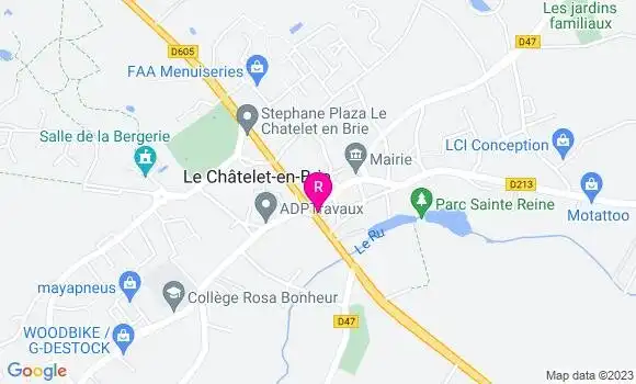 Localisation Restaurant  Le Chatelain