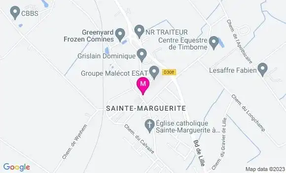 Localisation Auberge Saint Valentin