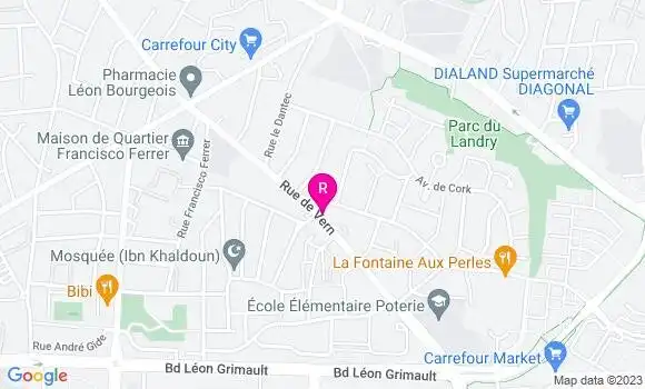 Localisation Restaurant  Le Teddy