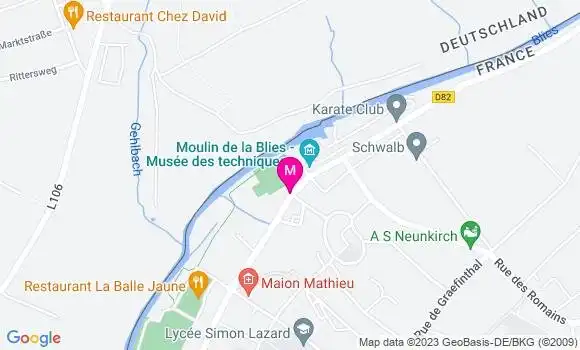 Localisation Restaurant de la Piscine