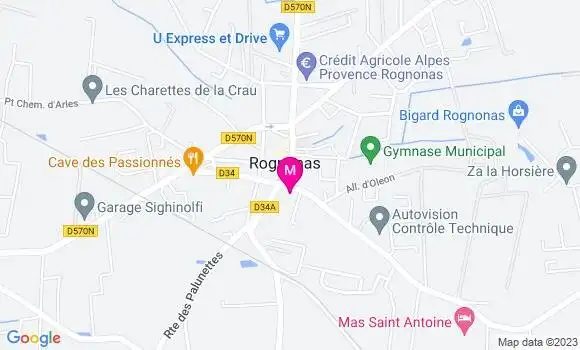 Localisation Le 3b Restaurant