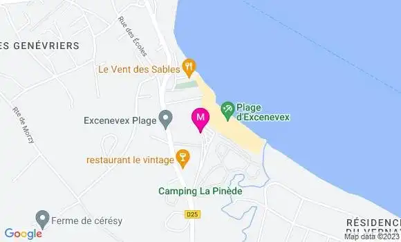 Localisation Restaurant  Le Smack de la Plage
