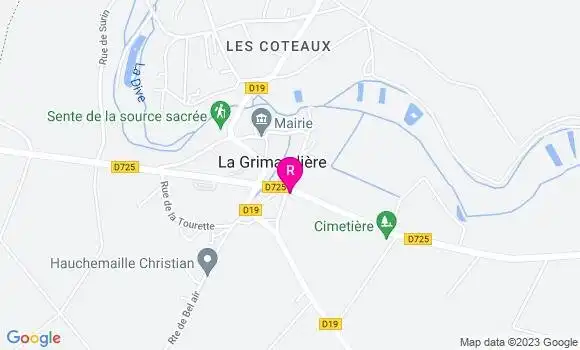 Localisation Restaurant  Les Saveurs de la Dive