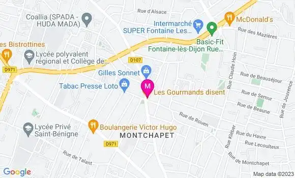 Localisation Crêperie Les Gourmands Disent