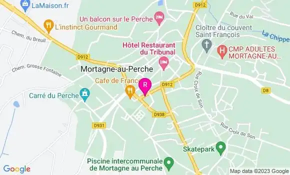Localisation La Brasserie