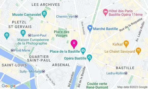 Localisation Auberge de Venise