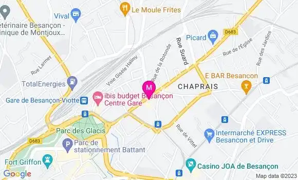 Localisation Restaurant  La Fée Verte