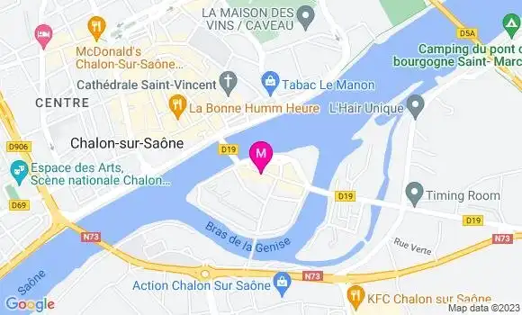Localisation Restaurant  Le Bourgogne
