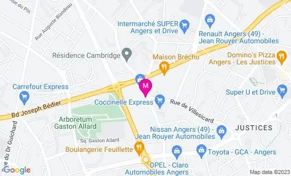 Localisation Restaurant  La Concession