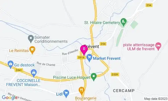 Localisation Pizzeria La Pizz