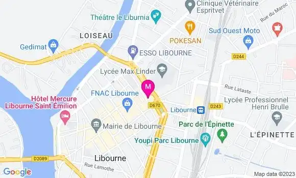 Localisation Bistrot Bistro Regent