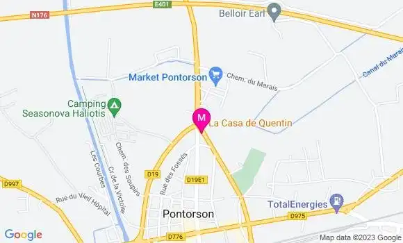 Localisation Restaurant  La Casa de Quentin