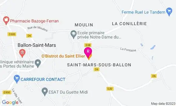Localisation Bistrot O