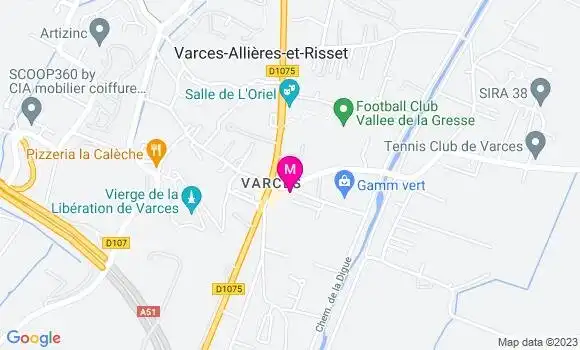 Localisation Restaurant  Le Risset