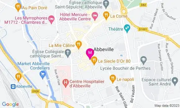 Localisation Restaurant  Le Croquembouche
