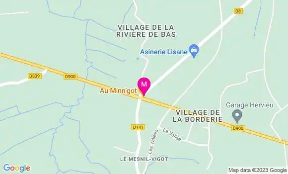 Localisation Restaurant  Au Minn