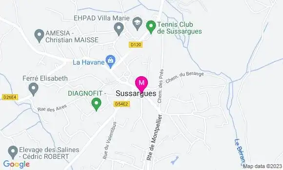 Localisation Restaurant  L